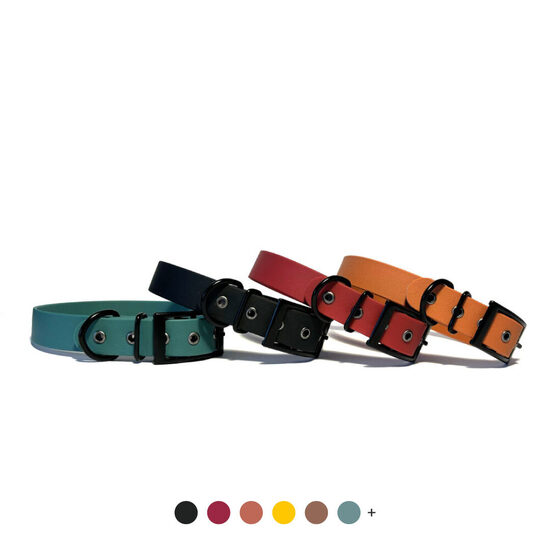 Ūdensizturīga kakla siksna suņiem ar dubulto sprādzi